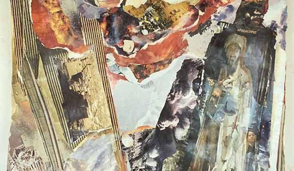 9/11 Twin Towers (detail 1) - collage