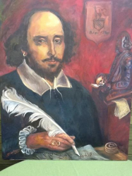 Shakespear - oil on canvas