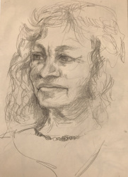 Mary - pencil sketch