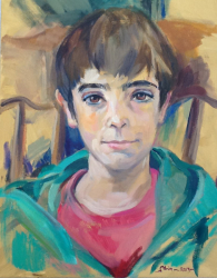 Alex - oil on canvas