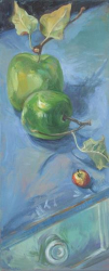 Christina's Apples 1 - oil on canvas