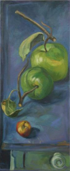 Christina's Apples 2 - oil on canvas